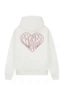 Wehkamp Croyez sweatvest met backprint ecru aanbieding