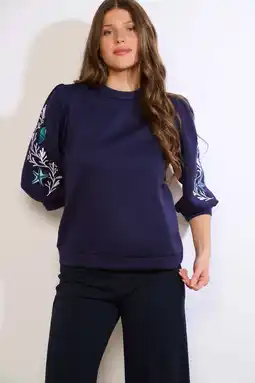 Wehkamp LOLALIZA sweater donkerblauw aanbieding