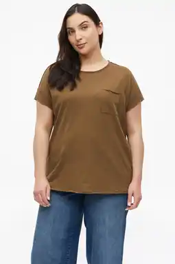 Wehkamp s.Oliver Curve top bruin aanbieding