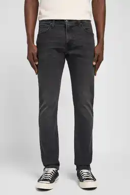 Wehkamp Lee slim tapered fit jeans Luke asphalt rocker aanbieding