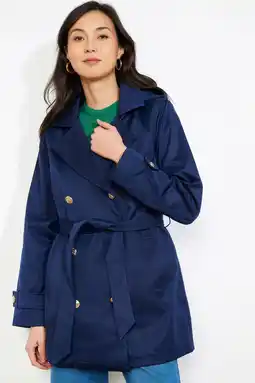 Wehkamp LOLALIZA trenchcoat donkerblauw aanbieding