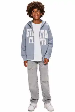 Wehkamp Retour Jeans sweatvest grijsblauw aanbieding