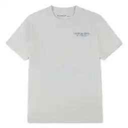Wehkamp Abercrombie & Fitch jersey T-shirt met backprint lichtgrijs aanbieding