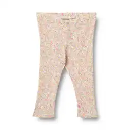 Wehkamp Wheat slim regularwaist gebloemde legging lichtroze aanbieding