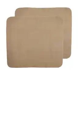 Wehkamp Meyco badstof aankleedkussenhoes - taupe (set van 2) aanbieding