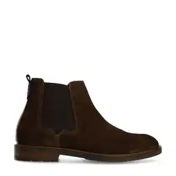 Wehkamp Van Lier suède chelsea boots donkerbruin aanbieding