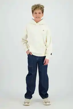Wehkamp Raizzed hoodie met backprint wit aanbieding