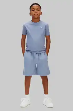 Wehkamp Calvin Klein sweatshort lichtblauw aanbieding
