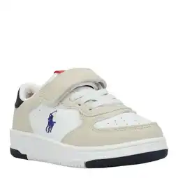 Wehkamp Ralph Lauren sneakers beige/wit aanbieding