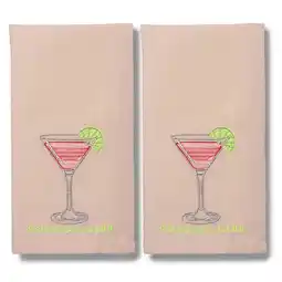 Wehkamp Vondels geborduurd servet COCKTAIL CLUB (45x45 cm) (set van 2) aanbieding