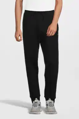 Wehkamp BOSS regular fit joggingbroek HADIKO zwart aanbieding