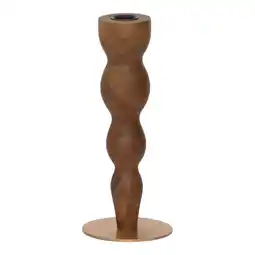 Wehkamp Urban Nature Culture kandelaar Sisi (24 cm) (hout) aanbieding