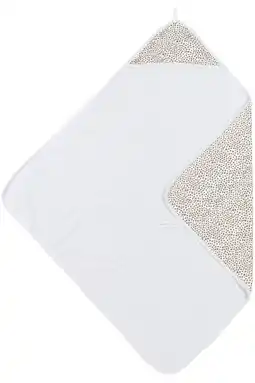 Wehkamp Meyco badcape 90x90 cm Cheetah taupe aanbieding