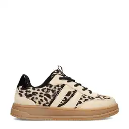 Wehkamp POSH by Poelman Nala sneakers met panterprint beige/zwart aanbieding