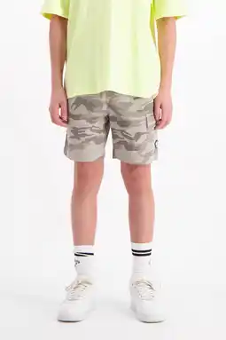 Wehkamp BLACK BANANAS regular cargo short grijs aanbieding