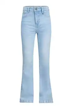 Wehkamp Retour Jeans Sidi flared jeans light blue denim aanbieding