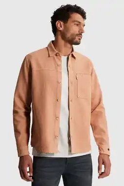 Wehkamp Cast Iron overshirt zalm met textuur aanbieding