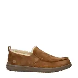 Wehkamp Skechers pantoffels cognac aanbieding