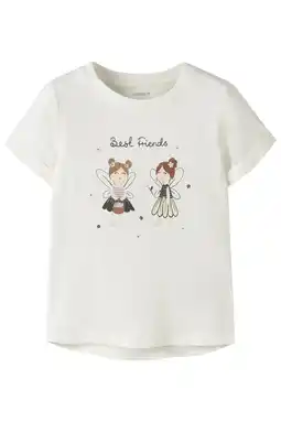 Wehkamp NAME IT MINI T-shirt offwhite aanbieding