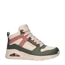 Wehkamp Skechers Uno High Regard sneakers groen/roze aanbieding