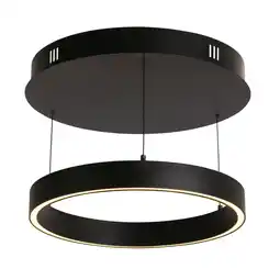 Wehkamp Searchlight Electric hanglamp Layla - touchless dimmer - Zwart aanbieding