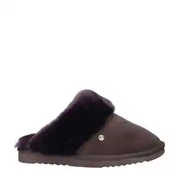Wehkamp Warmbat Australia suède pantoffels bruin aanbieding
