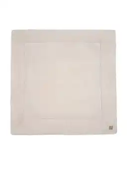 Wehkamp Jollein vierkant boxkleed Cloudy Rib Oatmeal beige aanbieding
