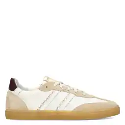 Wehkamp PS Poelman Luna leren sneakers beige/wit aanbieding
