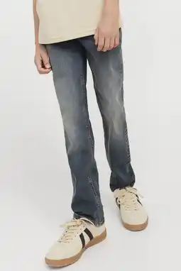 Wehkamp JACK & JONES JUNIOR regularwaist regular fit jeans dark blue denim aanbieding