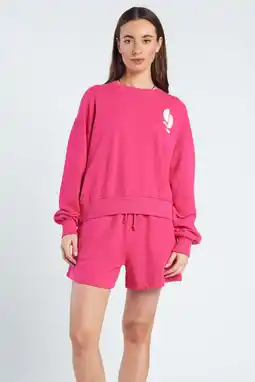 Wehkamp Spooq the label sweater fuchsia aanbieding