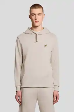 Wehkamp Lyle & Scott hoodie beige aanbieding