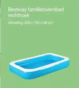 Inter Chalet Bestway familiezwembad rechthoek aanbieding
