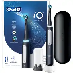 Expert Oral B iO Series 4 met Reis etui Tandenborstel Zwart aanbieding