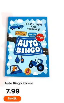 The Read Shop Auto bingo blauw aanbieding