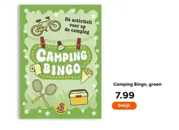 The Read Shop Camping bingo groen aanbieding