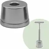 Bol.com Losse Safety Razor Houder Mat Zilver - Geschikt voor Bamboozy Metalen Safety Razors aanbieding