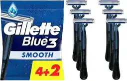 Bol.com Gillette - Blue3 - Smooth - Wegwerpscheermesjes - 6 Stuks aanbieding