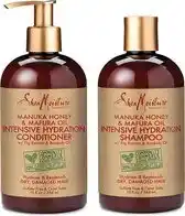 Bol.com Shea Moisture Manuka Honey & Mafura Oil - Shampoo & Conditioner - Set of 2 x 384 ml aanbieding
