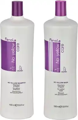 Bol.com Fanola No Yellow Shampoo 1000 ml + Masker set 1000 ml aanbieding