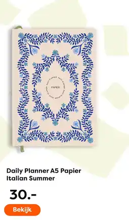 The Read Shop Daily Planner A5 Papier Italian Summer aanbieding