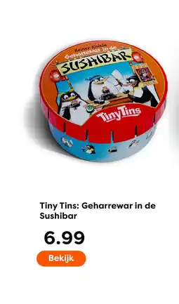 The Read Shop Tiny Tins: Geharrewar in de Sushibar aanbieding