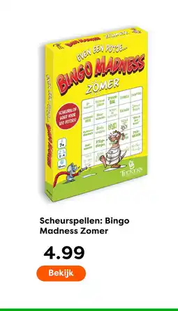 The Read Shop Scheurspellen: Bingo Madness Zomer aanbieding
