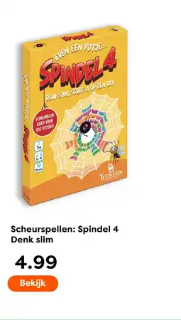 The Read Shop Scheurspellen: Spindel 4 Denk slim aanbieding