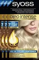 Bol.com Syoss Oleo Intense 12-00 Zilverblond Haarverf - 3 x - Voordeelverpakking aanbieding