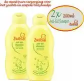 Bol.com Zwitsal Shampoo - Anti-klit - 2 x 200 ml aanbieding
