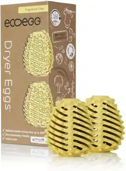 Bol.com EcoEgg - Dryer Egg - Geurloos - 2 stuks - 40 wasbeurten aanbieding