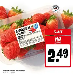 Jumbo Nederlandse aardbeien aanbieding