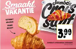 Jumbo Jumbo's vriesverse croissant aanbieding