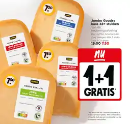 Jumbo Jumbo goudse kaas 48+ stukken aanbieding