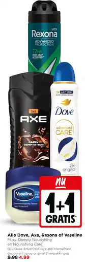 Jumbo Alle dove, axe, rexona of vaseline aanbieding